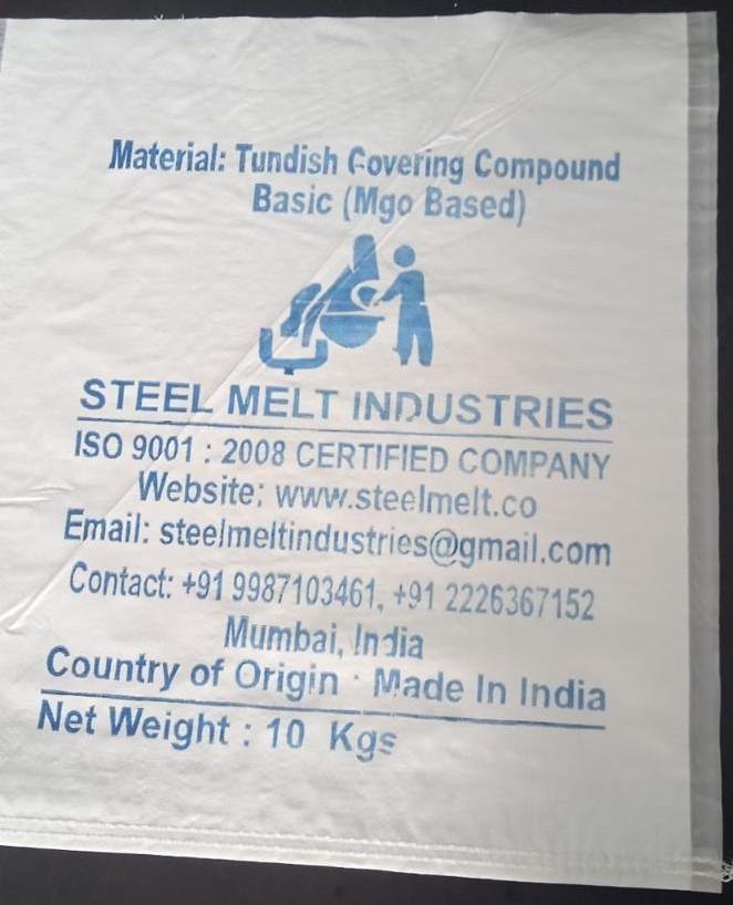 Steel Melt Industries Tundish Covering Compound bag
